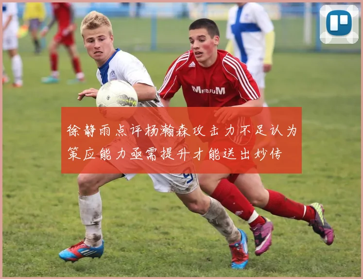 徐静雨点评杨瀚森攻击力不足认为策应能力亟需提升才能送出妙传